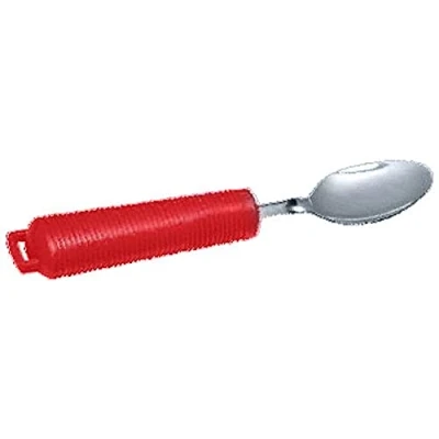 Image of NRS Healthcare Red Handled Cutlery Dessert Spoon