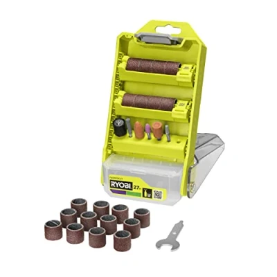Image of Ryobi RARSGK 27 27PC Sanding &amp; Grinding Kit (27 Piece)