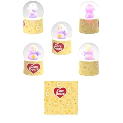 Image of Care Bears Funshine Bear Mini Light Up Snow Globe 3 Inches Tall