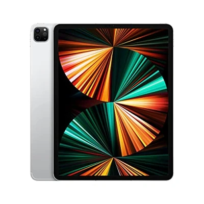 Image of 2021 Apple iPad Pro (12.9 inch, Wi Fi + Cellular, 256GB) Silver (Renewed)