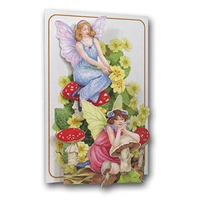 Image of The Pictoria Press Fairies &amp; Toadstools a 3D Pop Up Greeting Card from