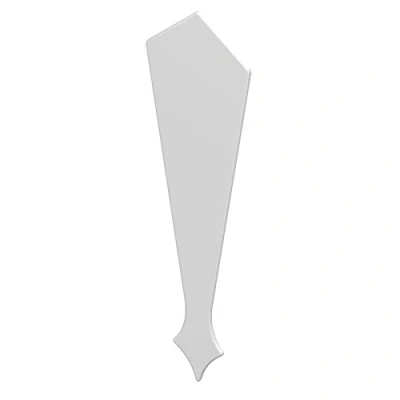 Image of White Roofline Apex Fascia Bargeboard Finial PVC u Cover Trim
