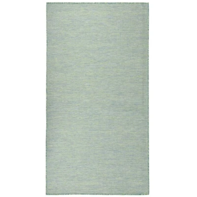 Image of vidaXL Outdoor Flatweave Rug 140x200 cm Turquoise