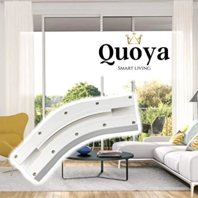 Image of Quoya QL500 Smart Curtain Track All Accessories (135 Degree Bend Set) (FOR Model ONLY) (NOT compatible with QL600 and AT5810)
