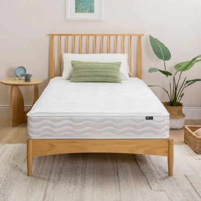 Image of Zinus ValueComfort Single Mattress Bonnel Spring 90x190 cm Height 20 Medium Firmness Mattress, White