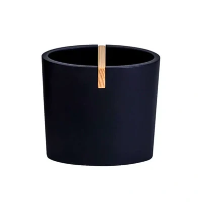 Image of Showerdrape Sonata Black &amp; Bamboo Toothbrush Holder