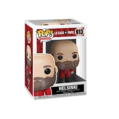 Image of Funko POP! TV: La Casa De Papel Helsinki Money Heist Collectable Vinyl Figure Gift Idea Official Merchandise Toys for Kids &amp; Adults TV Fans Model Collectors and Display