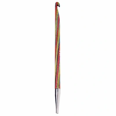 Image of KnitPro KP20750 6.5 mm Symfonie Crochet Tunisian Single Ended Hooks, Multi Color