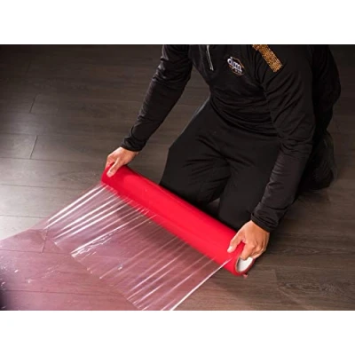 Image of DJM Hard Floor Protection Self Adhesive Film 600mm x 100mtr