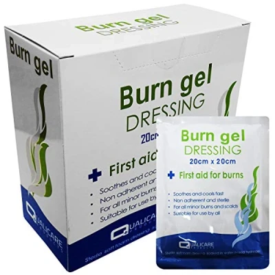 Image of 10x None Adherent Large 20cm x Burn Wound Scalds First Aid Dressings Pads
