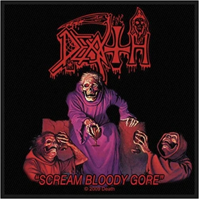 Image of DEATH SCREAM BLOODY GORE Patch/ Aufnäher