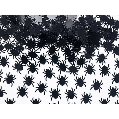Image of Party Deco Halloween Spiders Confetti Sprinkles 15 Gram