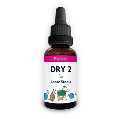 Image of Phytopet Dry 2 100ml 100% Natural Herb Supplement Herbal Support for Diarrhoea, Loose Stools, and Irritable Bowel Syndrome Ideal Dogs, Cats, Birds, Horses, Pets