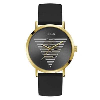 Image of GUESS Men Analog Quartz Watch with Silicone Strap GW0503G1