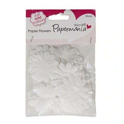 Image of Docrafts Large Petal Pouch Assorted, White (Pack of 50)