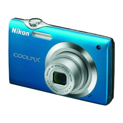 Image of Nikon S3000 Digital Camera Blue (12MP, 4x wide Optical Zoom) 2.7 inch LCD (Renewed)