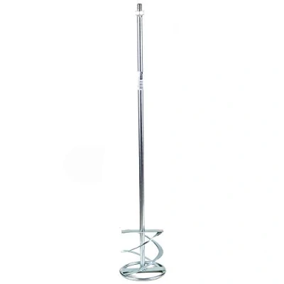 Image of Italian Mixing Paddle 155 x 750 mm M14 Thread Mixer, Plaster, Render Whisk, Stirrer PROPER TOOLS (G41/1196)