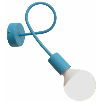 Image of Helam Oxford Wall Lamp Turquoise 25cm
