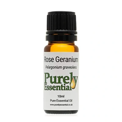 Image of Rose Geranium Essential Oil 10ml Pure and Natural, Purely