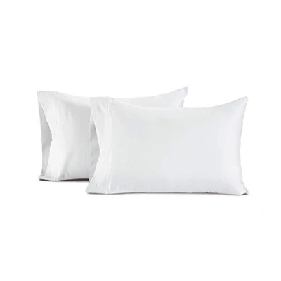 Image of EGYPTO 400 Thread Count 100% Egyptian Cotton Housewife Pillowcase Pair (400 TC White)