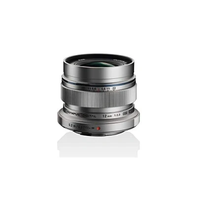 Image of Olympus M.Zuiko Digital ED 12 mm F2.0 Lens, Fast Fixed Focal Length, Suitable for All MFT Cameras (Olympus OM D &amp; PEN Models, Panasonic G Series), silver