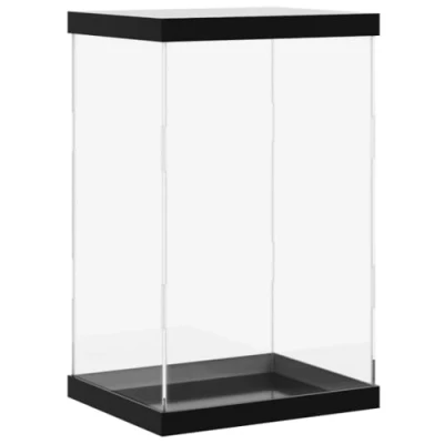 Image of &#039;vidaXL Acrylic Display Box Transparent 22x18x35 cm Dustproof and Strong Ideal for Collectibles, Models, Souvenirs