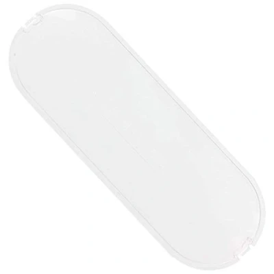 Image of SPARES2GO Cooker Hood Light Diffuser/Lens Cover Plate (182mm x 65mm)