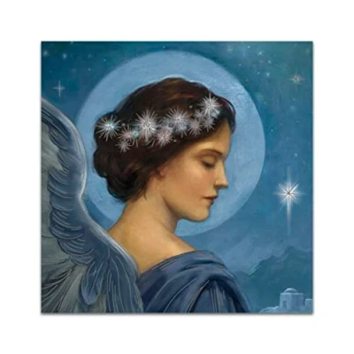 Image of Pack of 8 Hark The Herald Alzheimer&#039;s Society Charity Christmas Cards Xmas 556961