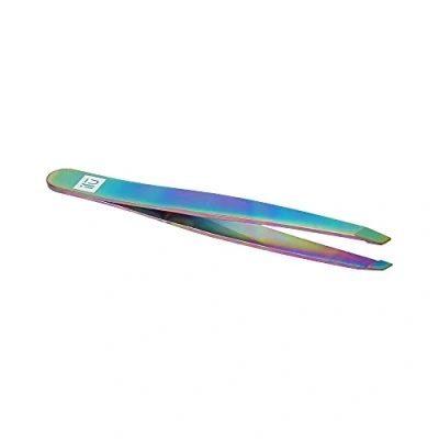 Image of T4B ILU Professional Eyebrow Tweezers Stainless Steel 1pc (Rainbow)