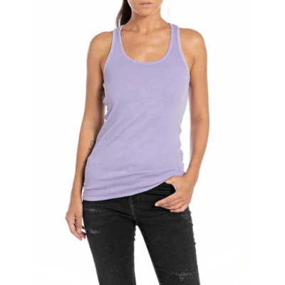 Image of Replay women&#039;s tank top, round neck, purple (Lavender 627), XXS