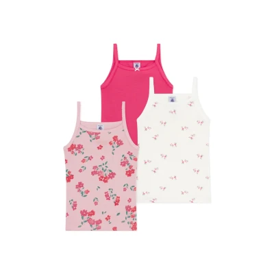 Image of Petit Bateau 3 PACK Undershirt multicoloured for kids, Size: 6y, Multi/coloured