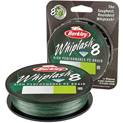 Image of Berkley Whiplash 8 Braided Fishing Line 100% Dyneema Strand Braid for Saltwater and Freshwater