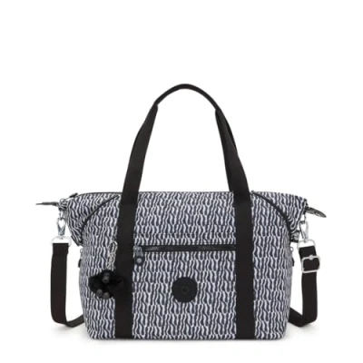 Image of Kipling ART Medium Tote, Totes, Holiday Waves (Blue)