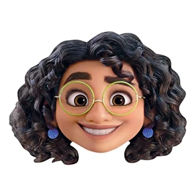 Image of SM428 Mirabel Encanto Cardboard Face Mask Fun Talking Point Beautiful Decoration