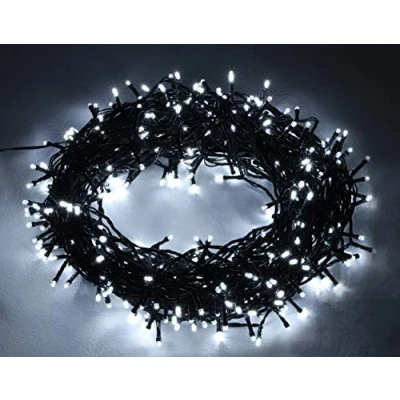 Image of Christmas Concepts® 400 White Super Bright LED Multi Function String Lights Indoor/Outdoor