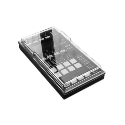 Image of Decksaver Cover for Native Instruments Kontrol D2 Super Durable Polycarbonate Protective lid in Smoked Clear Colour, Made The UK DJs&#039; Choice Unbeatable Protection