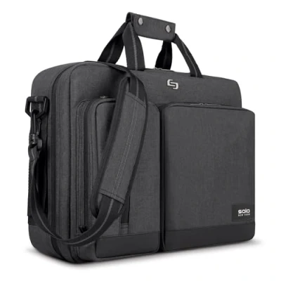 Image of Solo New York Duane Hybrid Convertible Briefcase, Black