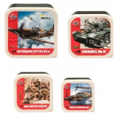 Image of Elite Tins Airfix Set of 4 Snack Tubs AIR4444