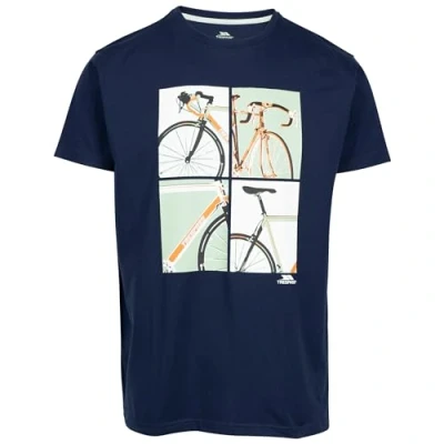 Image of Trespass Mens Casual Fit T Shirt Printed Design QuickDry Top Chowder