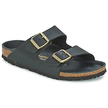 Image of Birkenstock Arizona Mules/Clogs Women Black 5.5 Mules Shoes