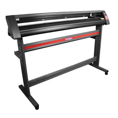 Image of 1350mm Vinyl Cutter with Stand PixMax Built in Optical Eye Laser Guide Aluminium Rollers Cutting Plotter Machine Label LED Light Sign Sticker Protective Cover Included