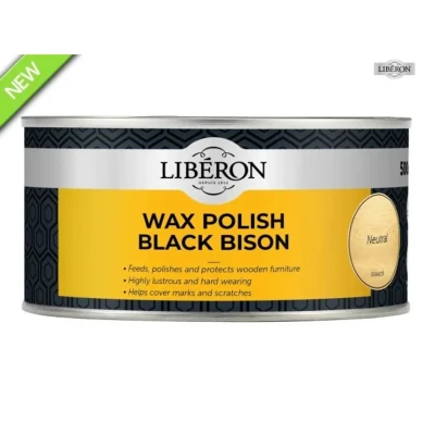 Image of V33 LIBBPWN500N LIBERON Black Bison Wax Paste 500ML Neutral