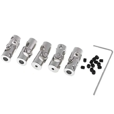 Image of Perfeclan 5x RC Model Boat Robot Universal Joint Shaft Coupling Motor Connector 2 5mm, 2x4mm