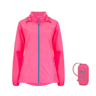 Image of Mac in a Sac Origin II Waterproof Packable Jacket for Men &amp; Women Neon Pink XS