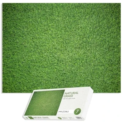 Image of Difficult Jigsaw Puzzles For Adults Impuzzibles Natural Grass 1000 Piece Puzzle 66cm X 50cm Challenging Puzzles, Great Gift All Ages