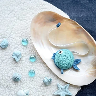 Image of Lantern Moon Blue Fish Measure Tape 1 Piece