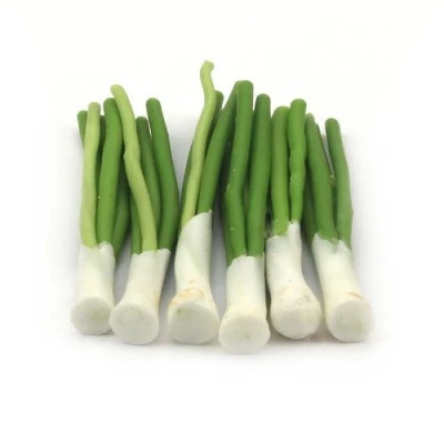 Image of MyTinyWorld 9 x Dolls House Miniature Handmade Baby Spring Onions
