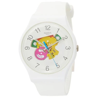 Image of Swatch Men&#039;s Analogue Quartz Watch with Silicone Strap SUOW148
