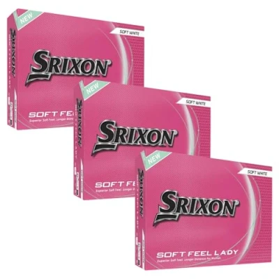 Image of Srixon Soft Feel Lady 9 Golf Balls, White (36 Pack)