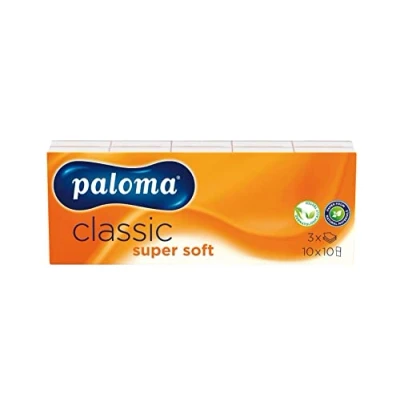 Image of Paper Pocket Tissue Soft 3 Ply, 10 Packs